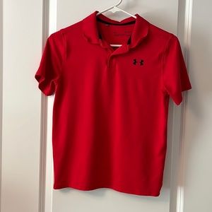 Boys Under Armour golf shirt